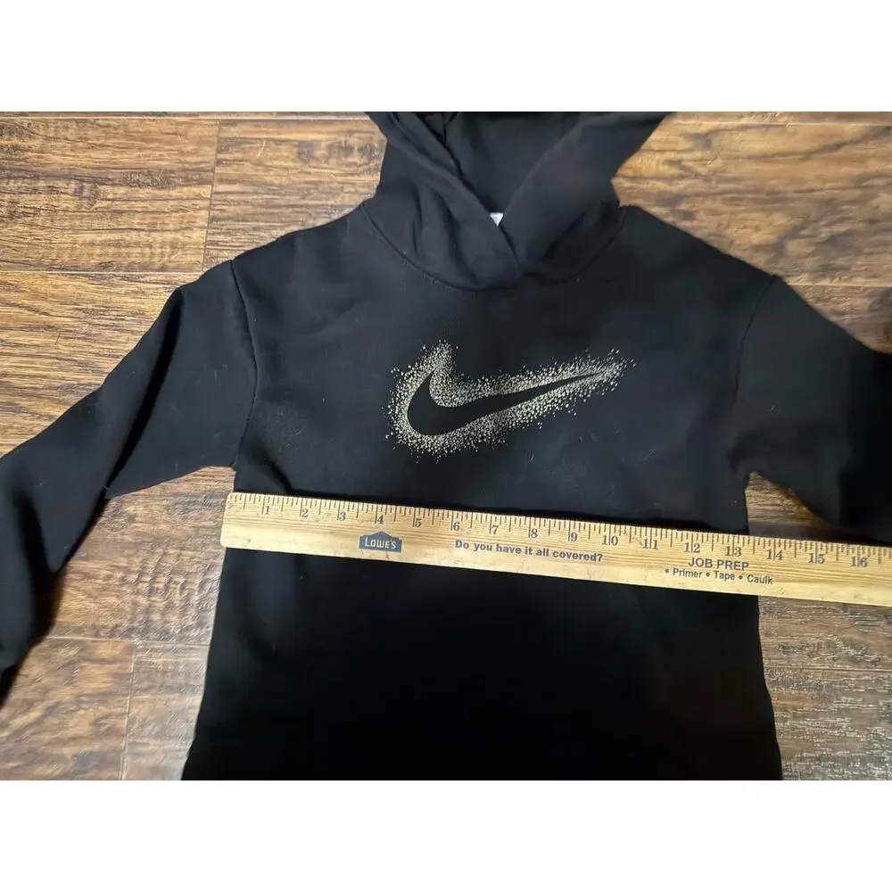 2- Nike kids girls hoodies Pink Black Sz:6